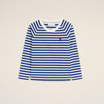 T-shirt marinière bleu et blanc en coton Ami de Coeur
