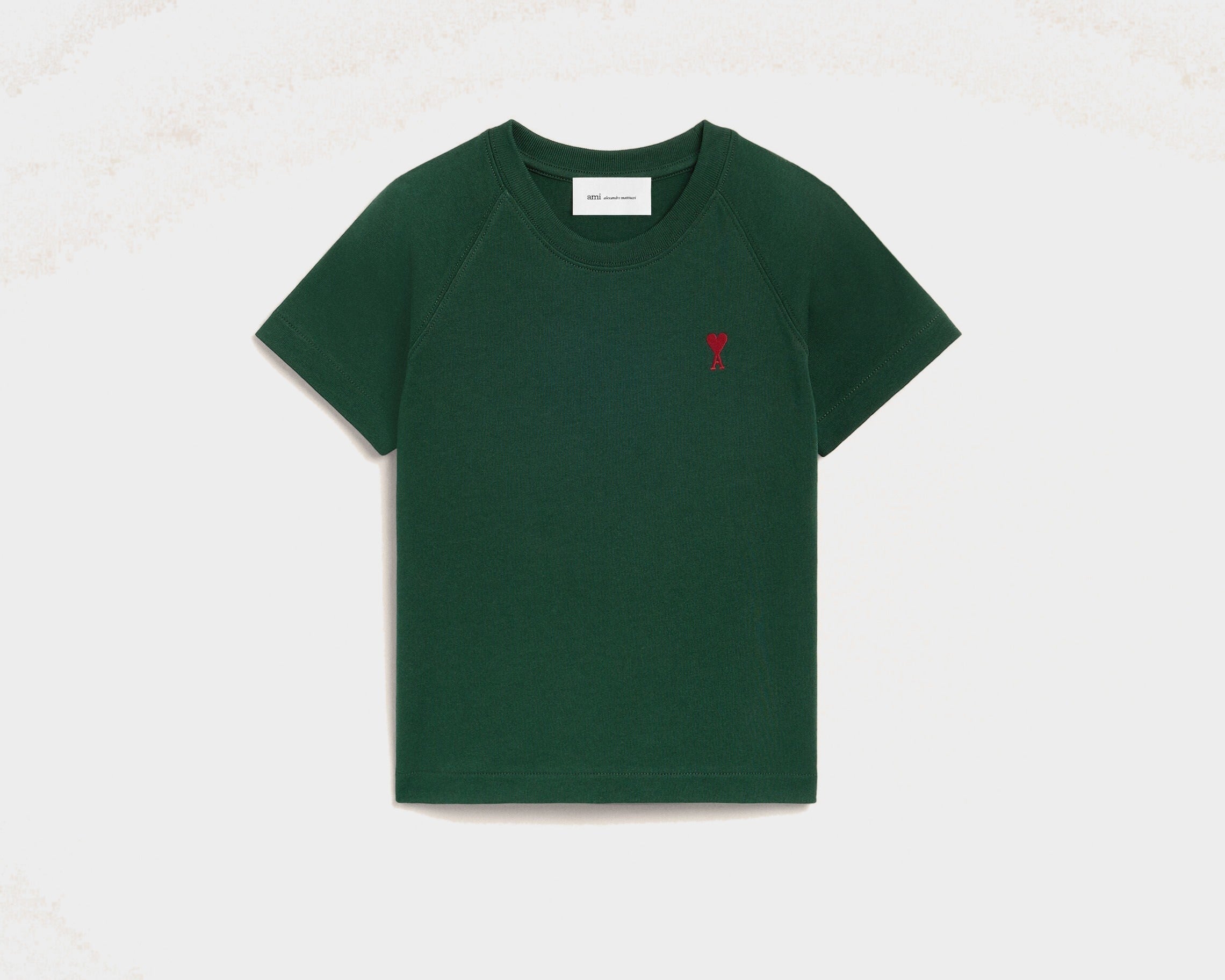 T-shirt vert en coton Ami de Coeur