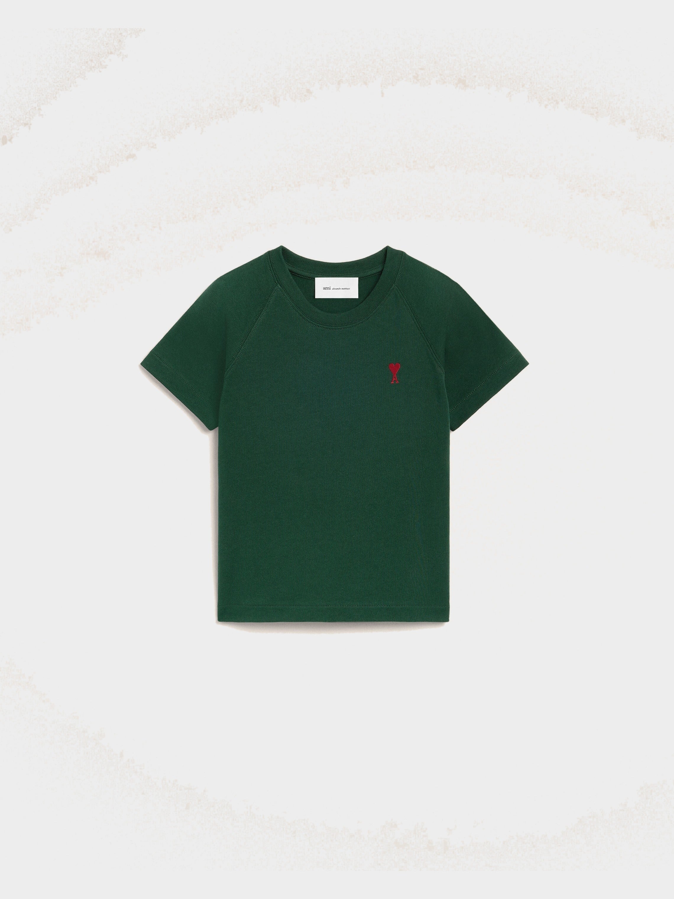 T-shirt vert en coton Ami de Coeur