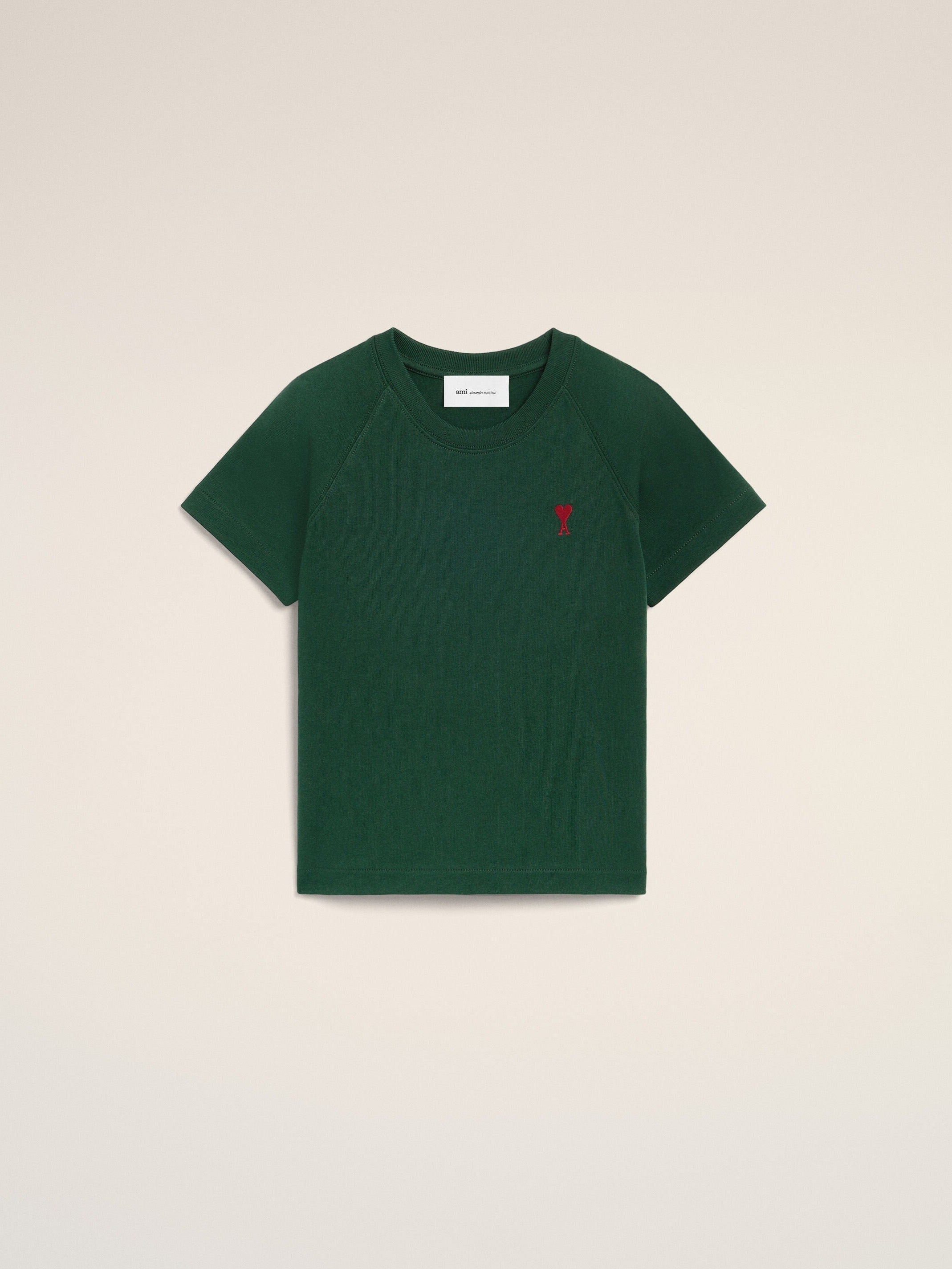 T-shirt vert en coton Ami de Coeur