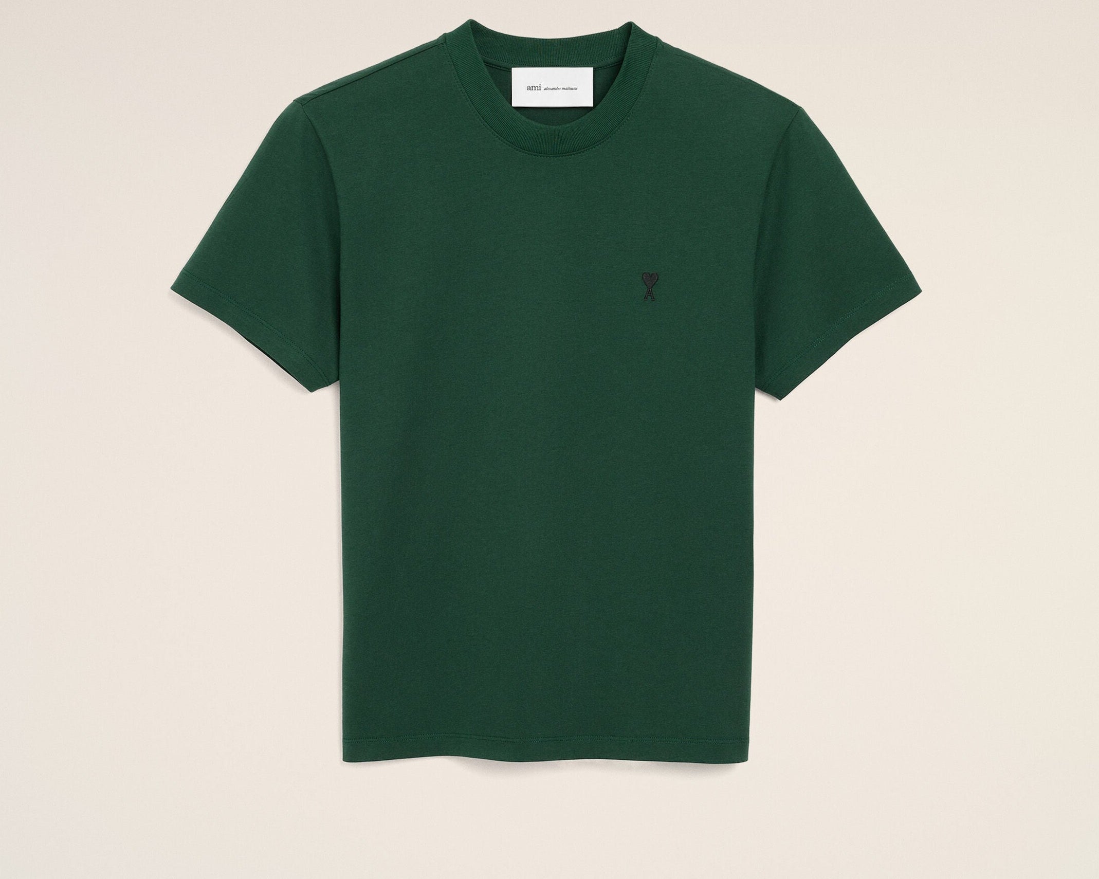 T-shirt vert en coton Ami de Coeur
