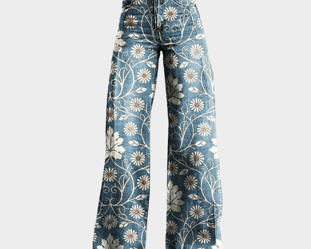 Vintage boho kalhoty