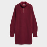 TROYER RIPP-STRICKKLEID | velvet red