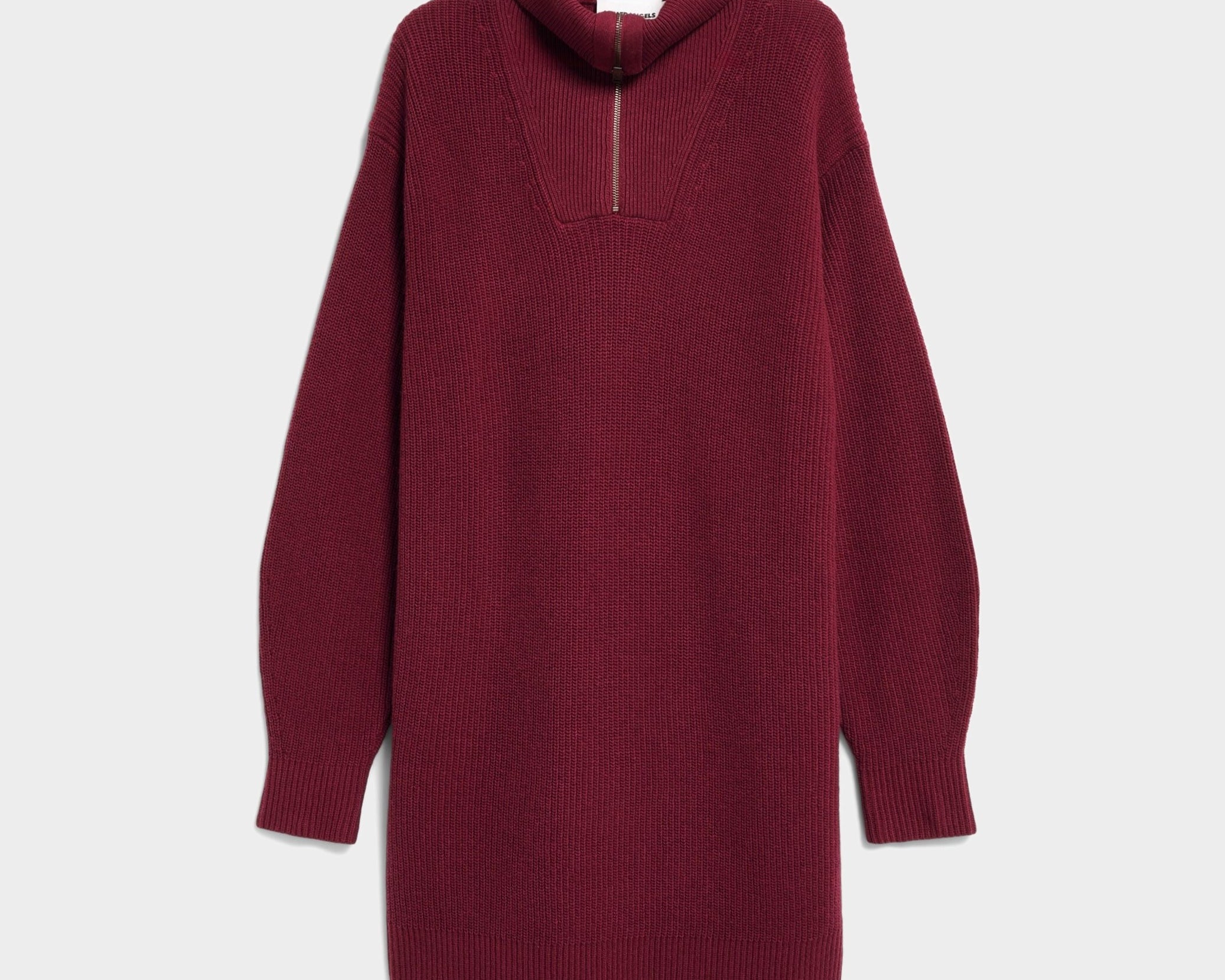 TROYER RIPP-STRICKKLEID | velvet red