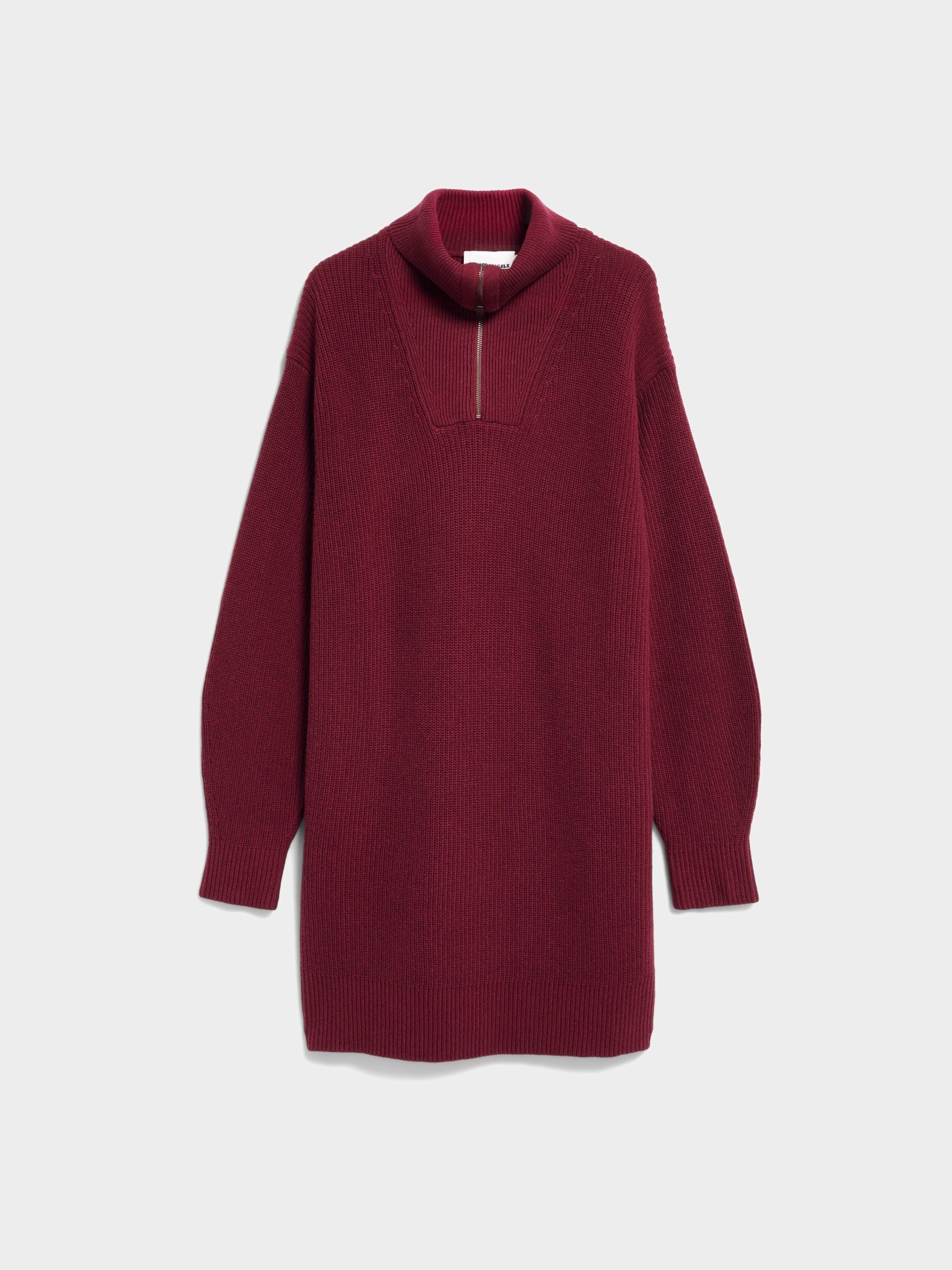 TROYER RIPP-STRICKKLEID | velvet red