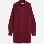 TROYER RIPP-STRICKKLEID | velvet red
