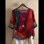 Valerie - Barevný boho-top