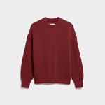 VANISÉ RIPPSTRICKPULLOVER | velvet red-light velvet red
