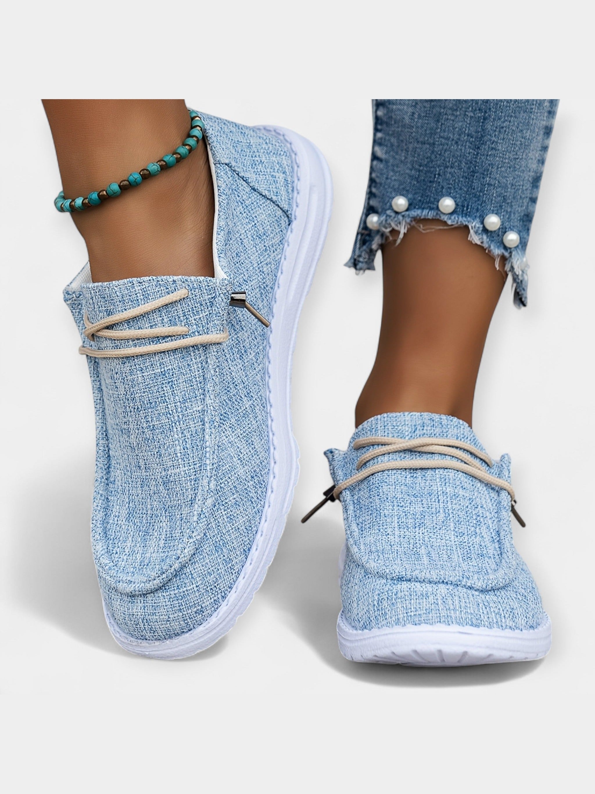 Věnceslava Nadčasověelegantní Zapatillas Planas De Tela