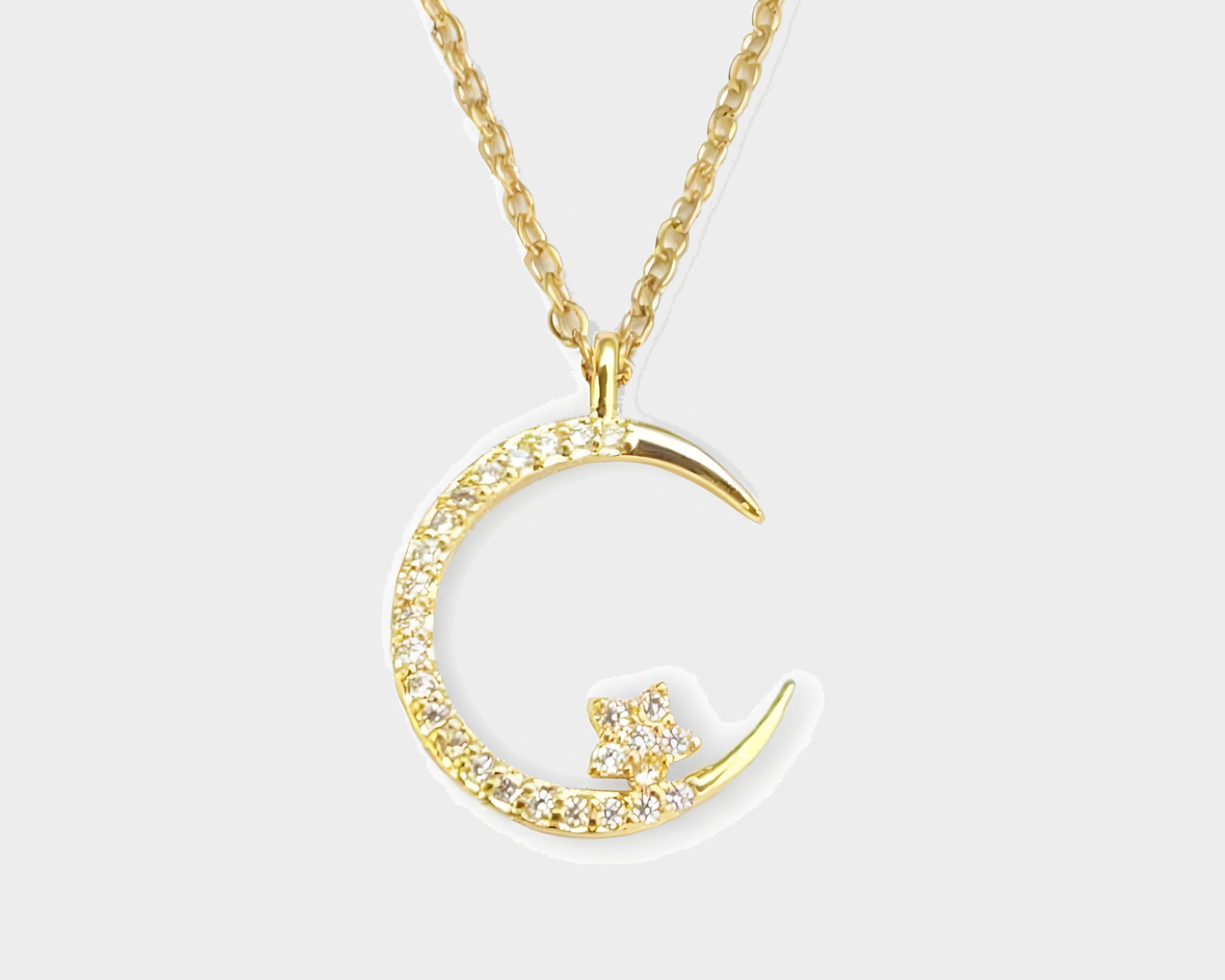 Věra | Elegantní náhrdelník s motivem měsíce