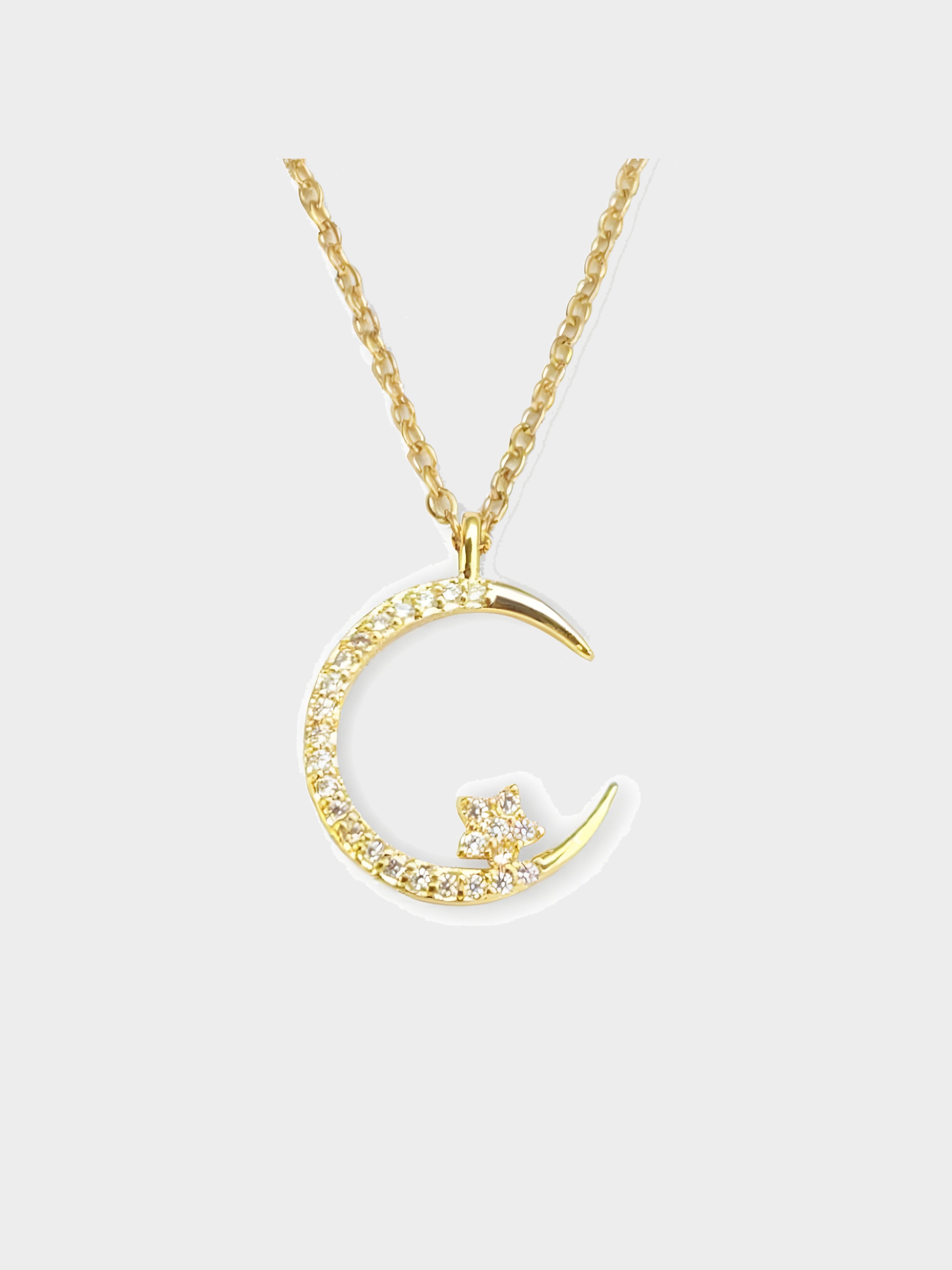 Věra | Elegantní náhrdelník s motivem měsíce