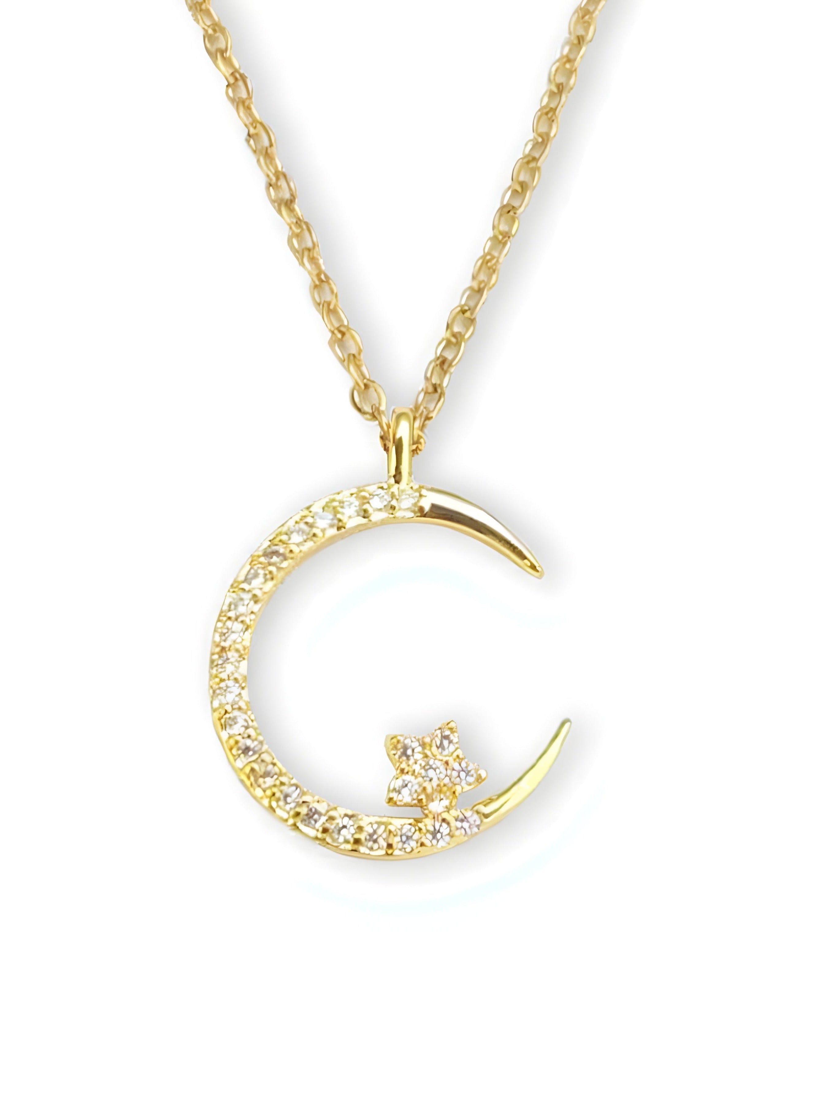 Věra | Elegantní náhrdelník s motivem měsíce