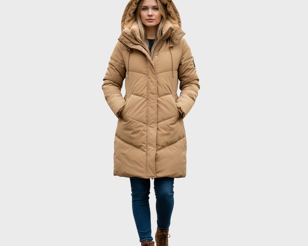Saskia | Quilted winter coat with plush lining