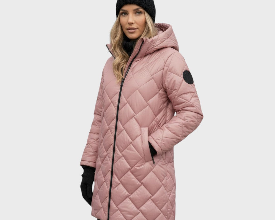 Clara | Elegant Quilted Hooded Coat