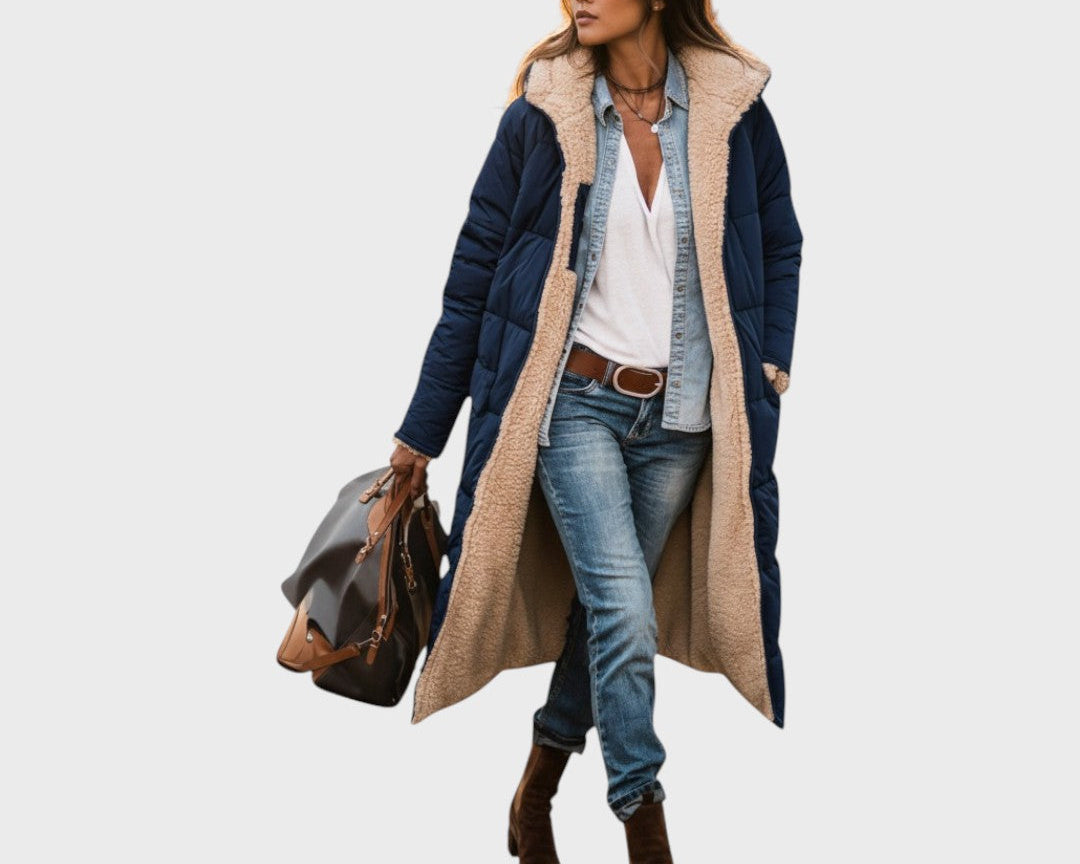 Kora - Warm coat with fur lining