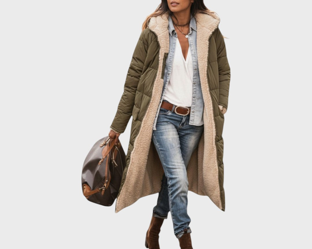 Kora - Warm coat with fur lining