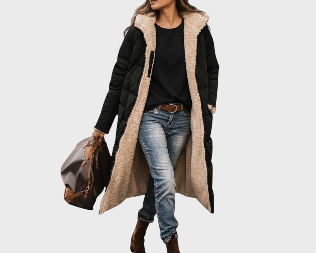 Kora - Warm coat with fur lining