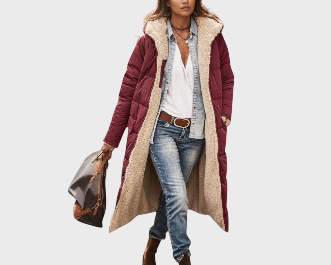 Kora - Warm coat with fur lining