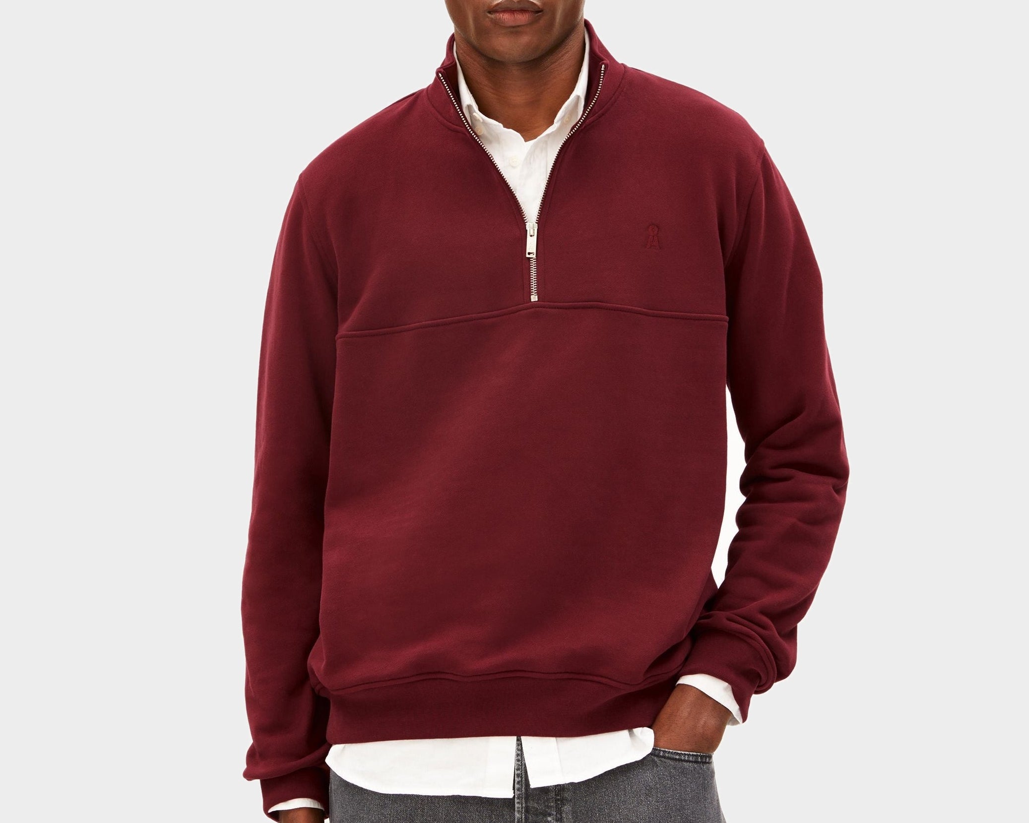 WAARLO FLEECE TROYER | velvet red