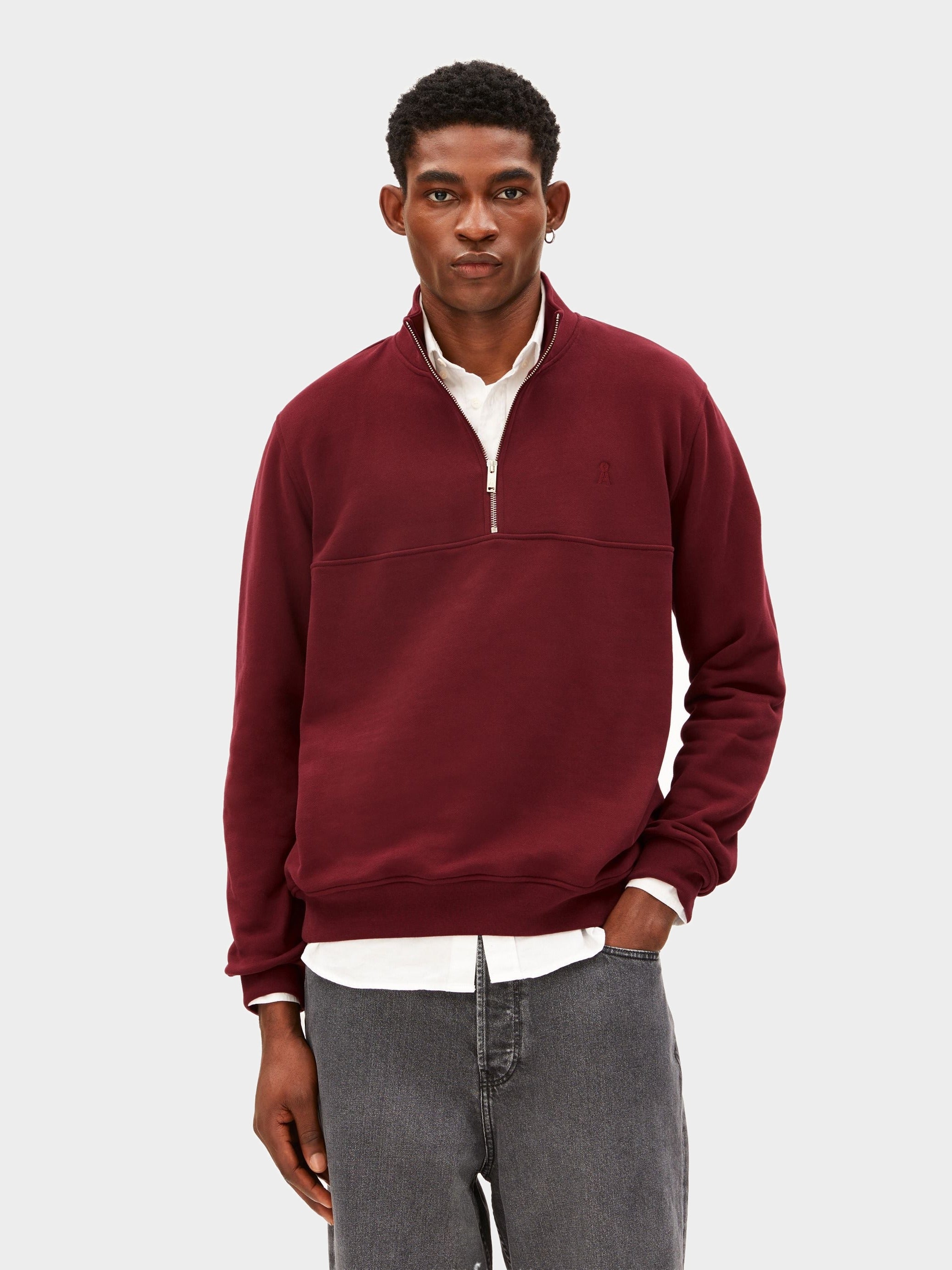 WAARLO FLEECE TROYER | velvet red
