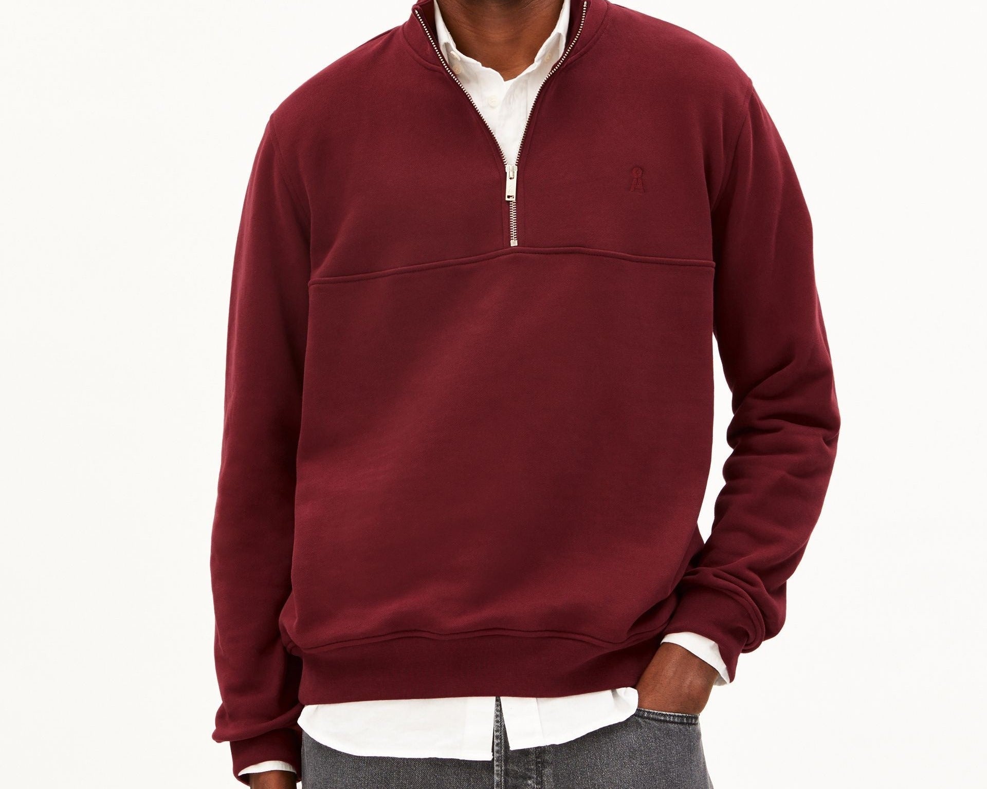WAARLO FLEECE TROYER | velvet red