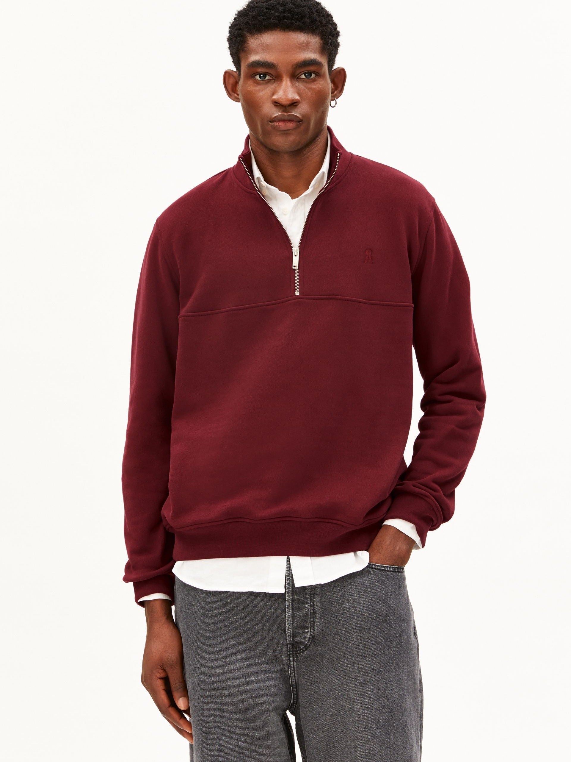 WAARLO FLEECE TROYER | velvet red